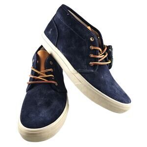 NWOT Polo Ralph Lauren Shoes Mens Size 13 Chukka Boots Blue Suede Keaton